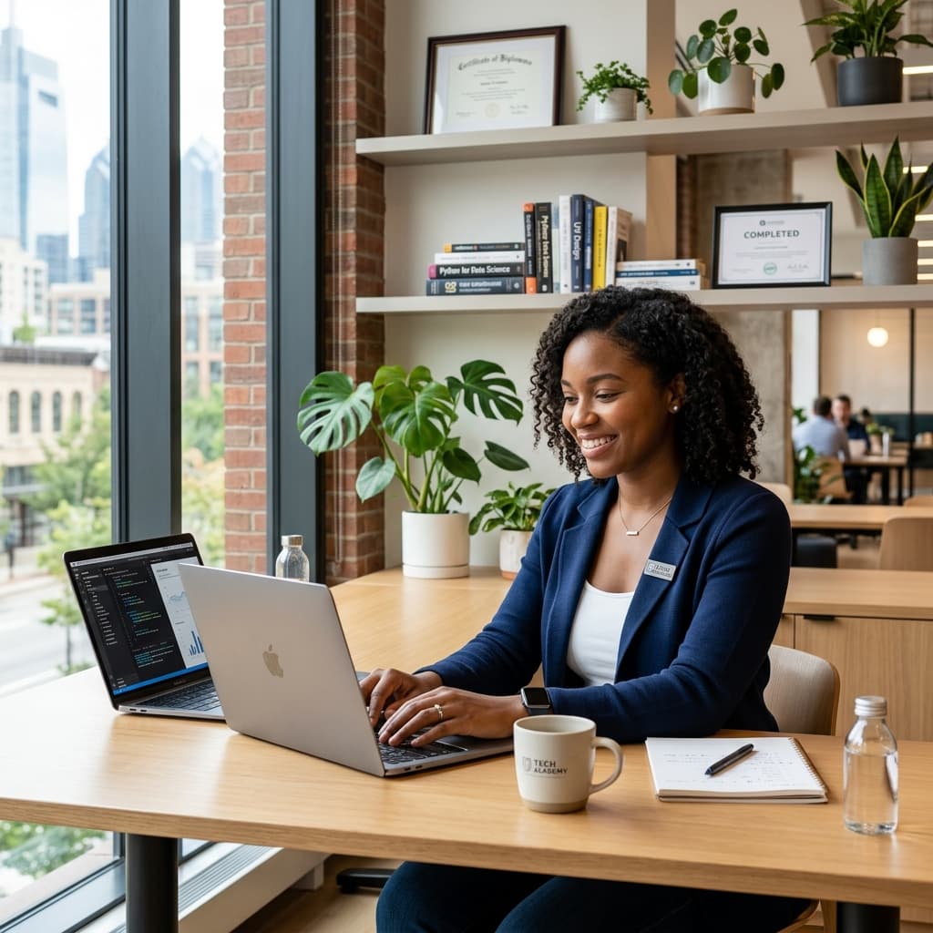 Professional learning tech skills and advancing career